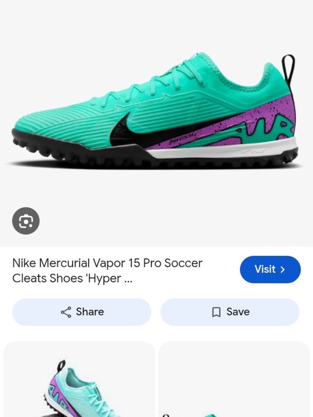 ZOOM MERCURIAL VAPOR 15PRO TF